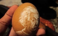 Intricate Illuminated Egg Artwork Image 2