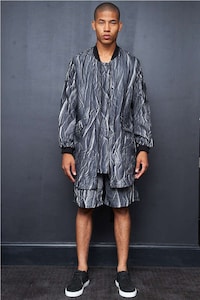 Coal-Patterned Menswear Image 7