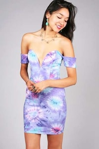 90s Tie-Dye Formalwear Image 2