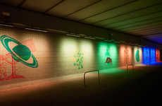 Electrifying Urban Tunnel Art
