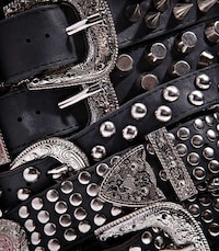 Belted Biker Platforms Image 4