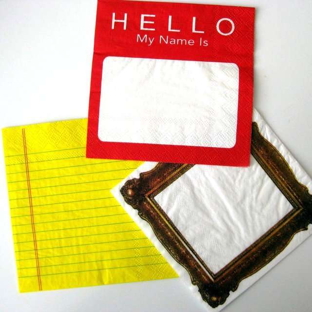 Note-Taking Napkins