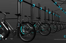 Hovering Bike Racks