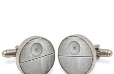 Galactic Silver Cufflinks