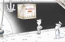 Titanic-Inspired Energy Drink Ads