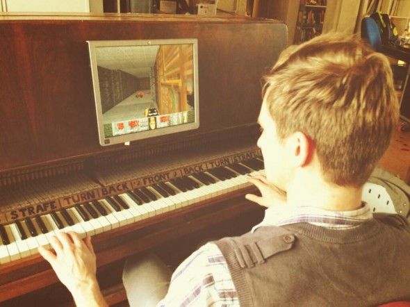 Piano-Converted Game Controllers