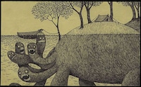 Monstrous Post-It Drawings Image 4