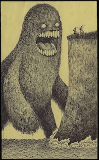 Monstrous Post-It Drawings Image 5