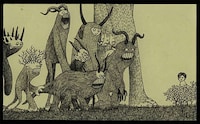 Monstrous Post-It Drawings Image 7