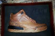 Hand-Crafted Wooden Sneakers