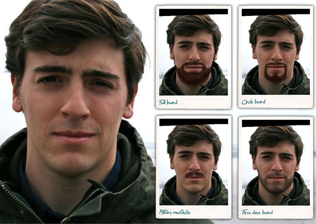 Virtual Facial Hair Apps