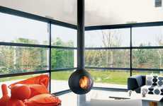 Modern Orb Fireplaces