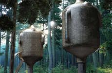 Organic Treehouse Pods