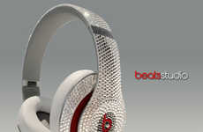 Crystal Encrusted Headsets