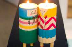 Smooching Magnetic Tea Lights