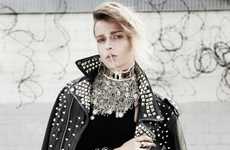Bling-Loving Punk Editorials