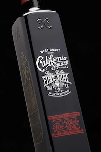 Retro Square Wine Bottles Image 4