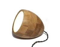Sculptural Wood Lights Image 2