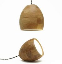 Sculptural Wood Lights Image 5