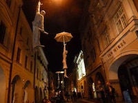 Hovering Cement Sculptures Image 6