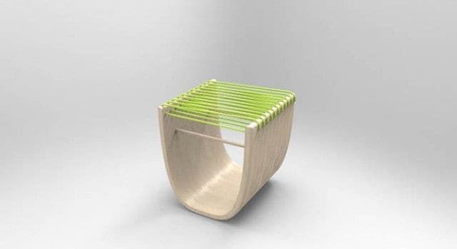 Minimalist Rocking Stools