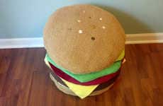 Burger-Shaped Pillows