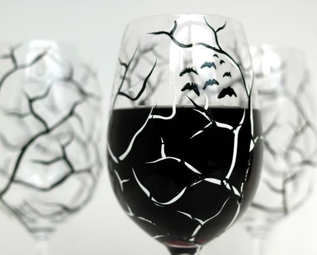 Halloween Wine Glasses