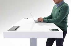 Strategically-Adjusting Standing Desks