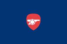Minimalist Soccer Team Crests