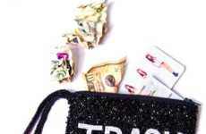 Glittery Garbage Clutches