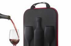 Sleek Transportable Wine Carriers
