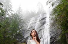Flowing Waterfall Fashion Editorials