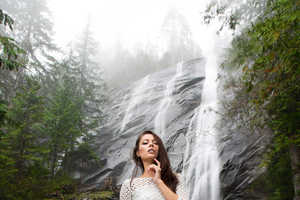 Flowing Waterfall Fashion Editorials: Alex Lim Takes Us Exploring ...