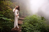 Flowing Waterfall Fashion Editorials Image 2