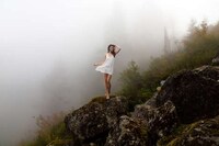 Flowing Waterfall Fashion Editorials Image 3
