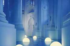 Spherical Moon Lamps