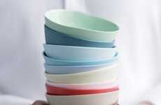 Flared Porcelain Bowls