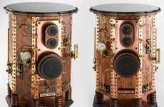 Luxurious Copper Speakers