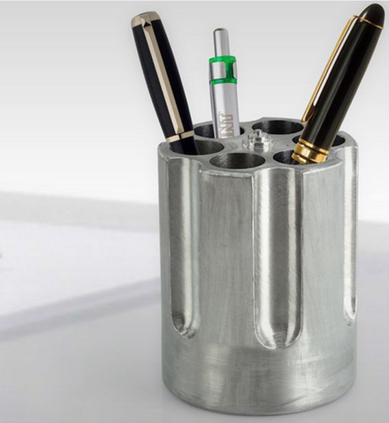 Gun Barrel Pen Holders