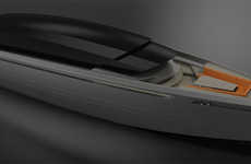 Sleek Stealthy Luxury Yachts