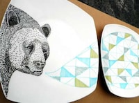 Modern Plate Illustrations Image 5