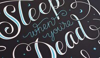 Hard-Working Mantra Prints Image 3
