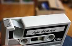 Retro Cassette Tape Dispensers
