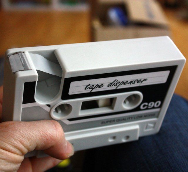 Retro Cassette Tape Dispensers