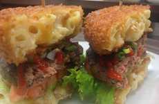 Fried Macaroni Burger Buns