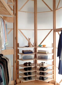 Cylindrical Clothing Storage Spaces Image 3