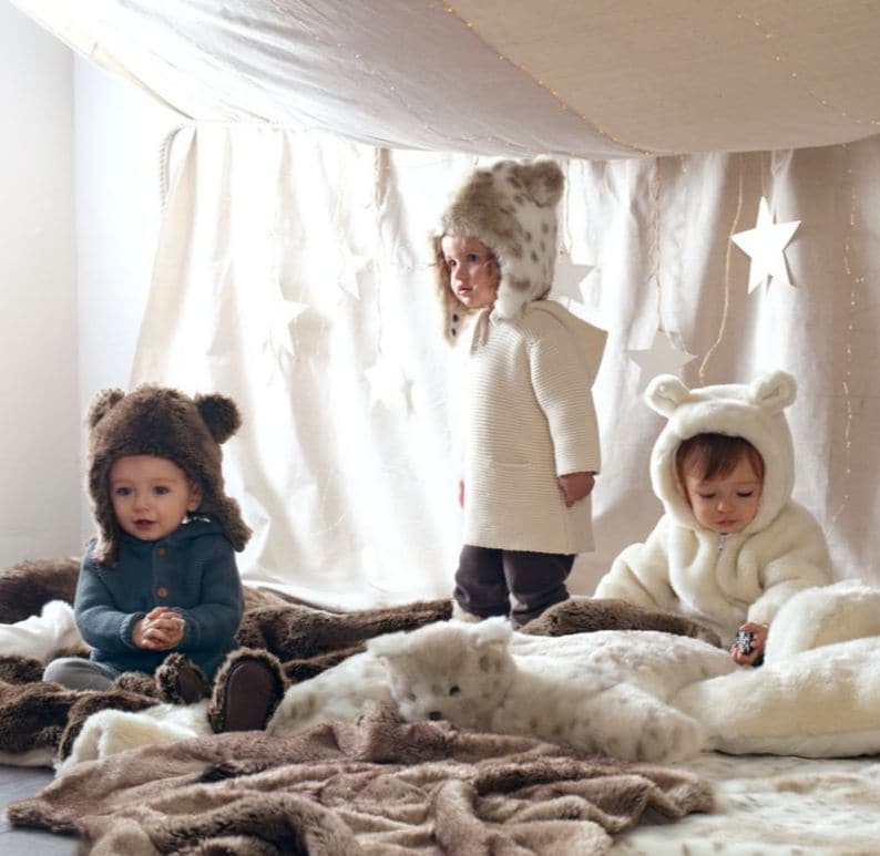 Teddy-Eared Fur Coats