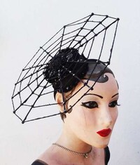 Webbed Goth Fascinators Image 2