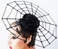Webbed Goth Fascinators Image 3