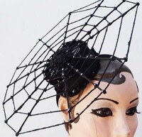 Webbed Goth Fascinators Image 4